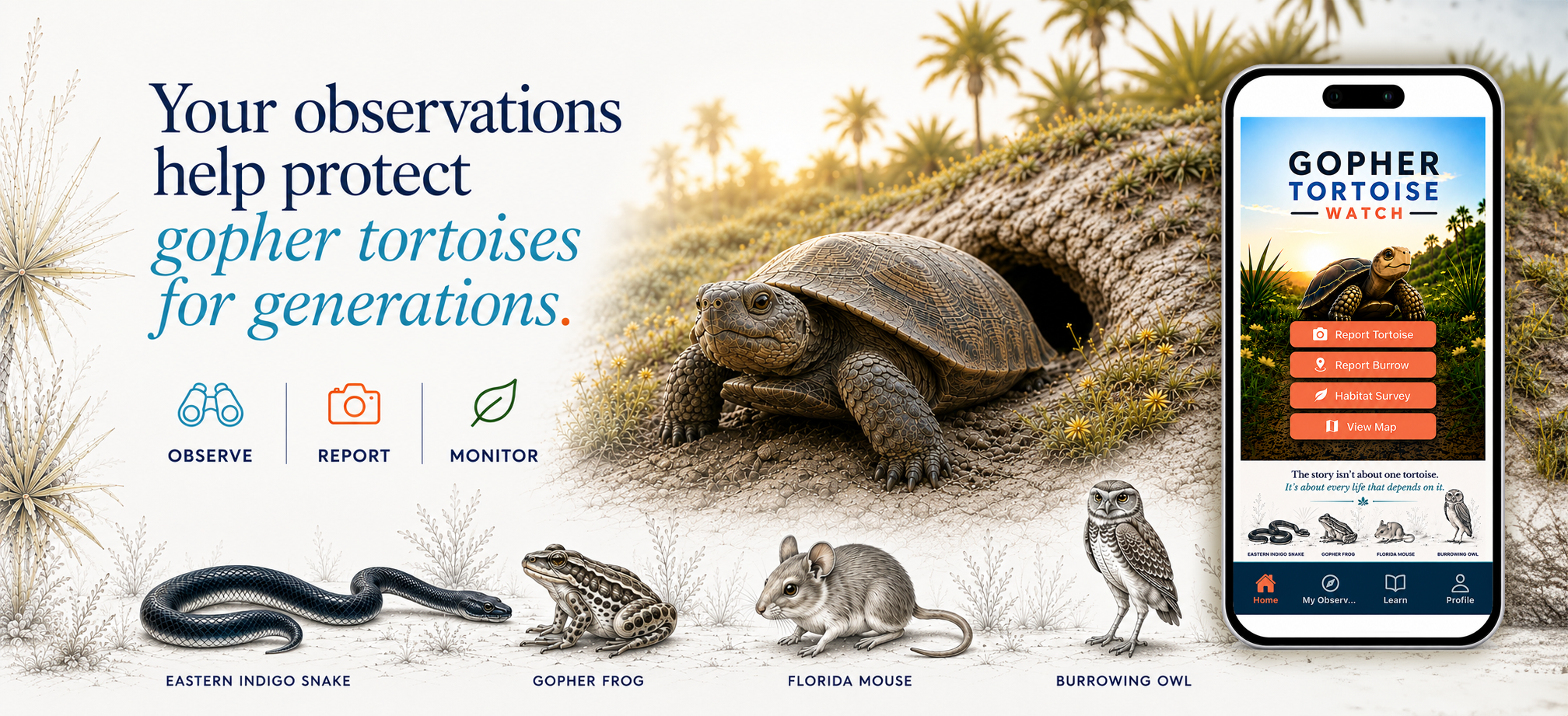 Gopher tortoise Watch